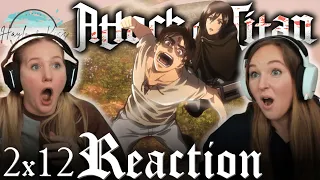 What Did We Just See?! | ATTACK ON TITAN | Reaction 2X12