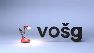 vošg... 3D logoanimation Pixar parody (Maya)