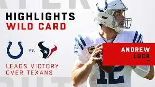 Andrew Luck Torches Texans on Wild Card Weekend