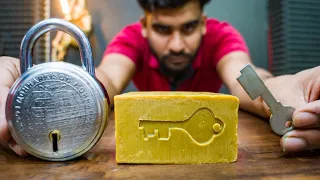 2 मिनट में साबुन से बनाई चाबी MAKING KEY WITH SOAP (100% real)