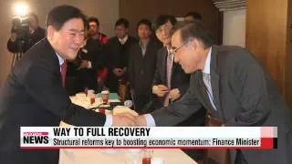 Korea′s finance minister pledges structural reforms for recovery in real economy