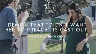Demon that "Didn't want her to preach" is Cast Out | 5F Church - Revival in the Park