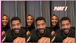 Ciara and Russell Wilson on Instagram Live