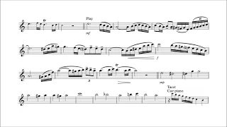 Trumpet Play-Along - Adagio Pour Trompette - Saint-Preux - with sheet music