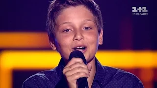 Mykhail Kiselev "Ya ne zdamsia bez boyu" – Blind Audition – Voice.Kids – season 3