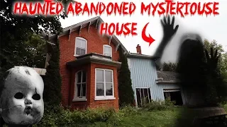 HAUNTED ABANDONED MYSTERIOUS HOUSE IN THE WOODS // SCARY HAUNTED HOUSE EXPLORE | MOE SARGI