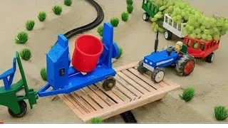 DIY ! mini tractor making modern grapes agriculture | Science Project | @NiceCreator2