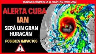 Efectos de #ian en #cuba llegará siendo un #huracan categoría 3