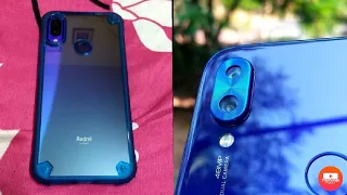 best case for redmi note 7 pro and camera lense  protector 😁😁😁