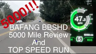 Bafang BBSDH 5000 Mile E-Bike Review and Top Speed Run