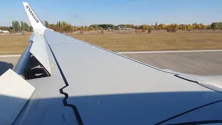 Ryanair Boeing 737-800 SP-RSI, Boryspil International Airport  (KBP) landing / посадка Борисполь