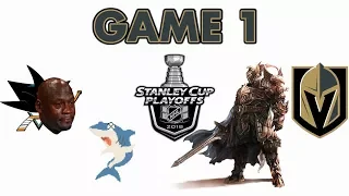 SHARKS vs. GOLDEN KNIGHTS Game 1 - Cynalysis