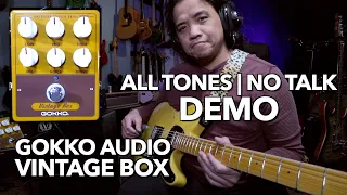 Gokko Audio Vintage Box Pedal Demo | All Tones No Talk