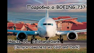 Подробно о Боинг 737 (Boeing 737). Мануал. Часть 11.Cold and Dark (Запуск самолета из Cold and Dark)