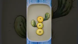 Oddly Satisfying apple monster from candle #shorts #diy #candle #handmade #art #shortsvideo