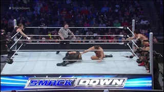 WWE SMACKDOWN 2/4/16 Rusev & Alberto Del Rio vs. Roman Reigns & Dean Ambrose - February 4 2016