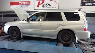 2006 Forester XT dyno 405 hp 358 ft-lbs