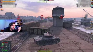 ТАНК T57 Heavy ПРОДОЛЖАЕТ НАГИБАТЬ И БОТ НА Объект 704 ● WoT Blitz