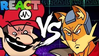LUIGIKID REACTS TO: Speedrunner Mario VS Melee Fox - 1M Subscriber Special! - SOMETHING VERSUS 🍄🦊