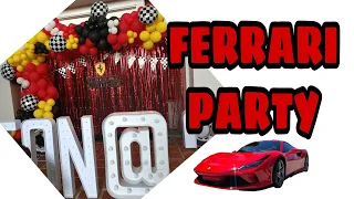 Racing Theme Party (Ferrari) 🏎️ @adaywithreshel7451