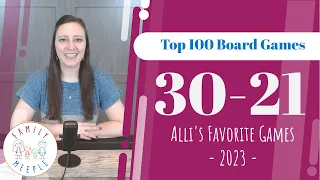 Top 100 Board Games 2023 - 30-21