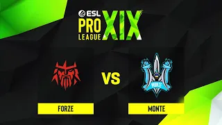 forZe проти Monte | Мапа 1 Nuke | ESL Pro League Season 19