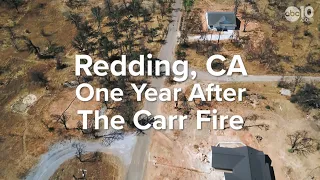 Riding through Redding's 'burn scar' a year after Carr Fire