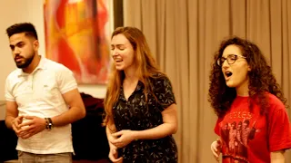 Singing with Israeli and Palestinian artists