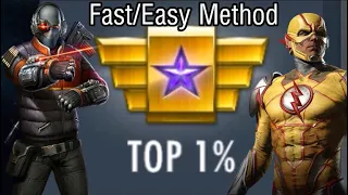 Injustice Mobile- How to get TOP 1% in Online Battle/ Best Method