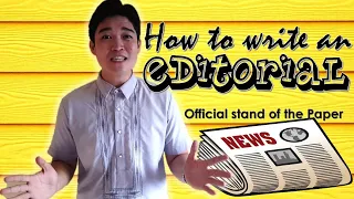 WRITING AN EDITORIAL I E-learning Series I JERIC CABUG