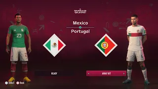 FIFA 23 | COPA MUNDIAL QATAR 2022 | MEXICO VS PORTUGAL | 4K 60FPS | PS5