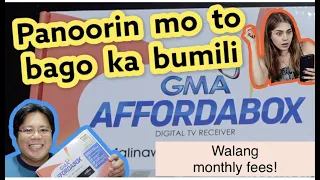GMA Affordabox Complete Guide | Unboxing, Installation, Testing | Sulit ba? | Ano ang mga channel?