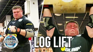 Zydrunas Savickas Breaks Log Lift World Record | Strongman Champions League