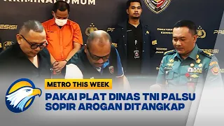 Pakai Plat Dinas Palsu, Sopir Arogan Ditangkap