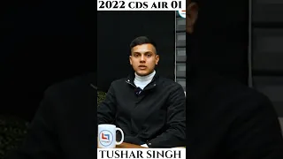 CDS AIR 01 2022 TUSHAR SINGH MILITARY LEADERSHIP MAKING TIPS|| CDS AIR 01 MOTIVATION ALL ASPIRANTS