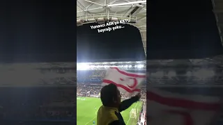 AEK’ya Kıbrıs bayrağı salladılar! Fenerbahçe AEK