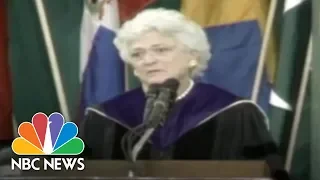 Barbara Bush In 1990: You'll Never Regret Time With Family | NBC News