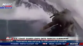 NARCO SUBMARINE: U.S. Coast Guard catches sub carrying 16,000lbs of cocaine