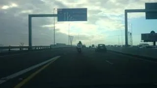 Vespa fighting Cape Town winds LOL