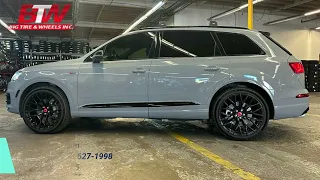 2017 Audi Q7 At Big Tires And Wheels Installed lowering spring