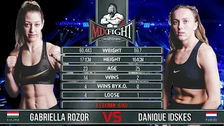 Gabriella Rozor Vs. Danique Idskes - | MFC K1 Match Full Fight | December 2019