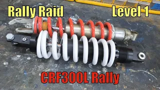 Honda CRF300L Rally, Rally Raid Shock Install