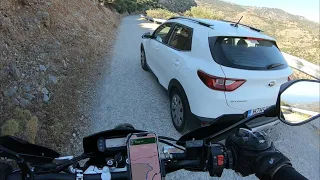 Aprilia RX125 - Afternoon ride - Near miss with tourist