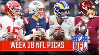 NFL Week 18 Picks: Chiefs at Broncos, Patriots at Dolphins & MORE | CBS Sports HQ