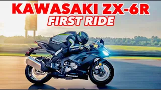 2019 Kawasaki ZX-6R First Ride Review | Yoshimura Alpha-T Exhaust Sound