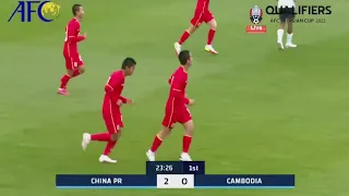 AFC CHAMPIONSHIP U17 QUALIFICATION | CHINA U17 VS CAMBODIA U17 | FULLTIME HIGHTLIGHT (9:0)