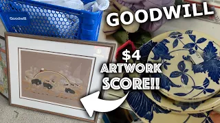 SCORED $300 Artwork at GOODWILL | Thrift with Me for Ebay | Reselling