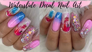 HOW TO APPLY WATERSLIDE DECALS WITH DIP POWDER NAILS