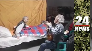 Քույրիկ, ասա´, որն է ճամփեն Բինգյոլի  երաժիշտ Հակոբ Խալաթյանն ապաստարանում նվագում է ծեր կնոջ համար