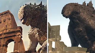 GODZILLA X KONG THE NEW EMPIRE *The Colosseum In Rome* Trailer VS Kaiju Universe | Referências